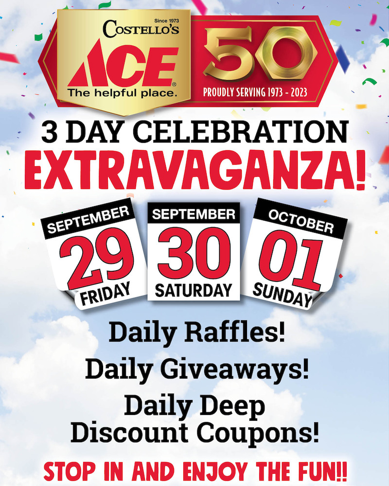 Costello's 50th Anniversary 3 Day Celebration Extravaganza! - Costello's Ace