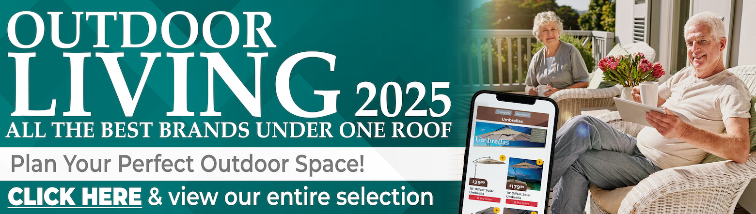 Outdoor living Catalog 2025 Header