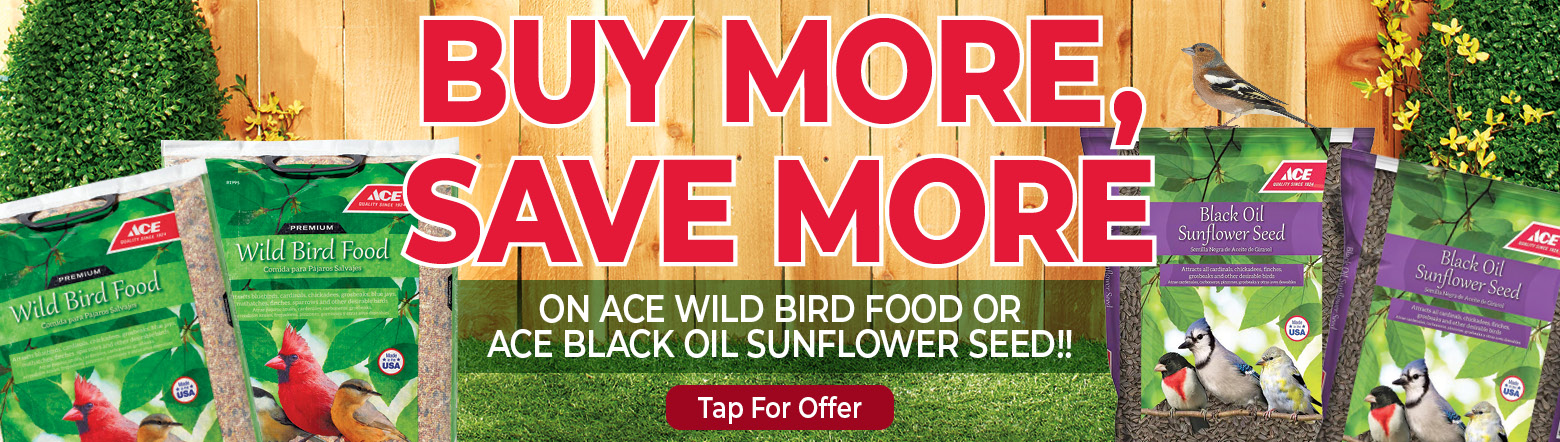 Buy More Save More  Select Bird Food Header