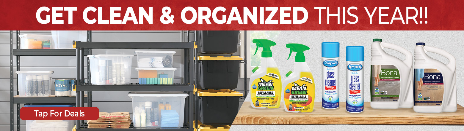 Get Clean & Organized Header