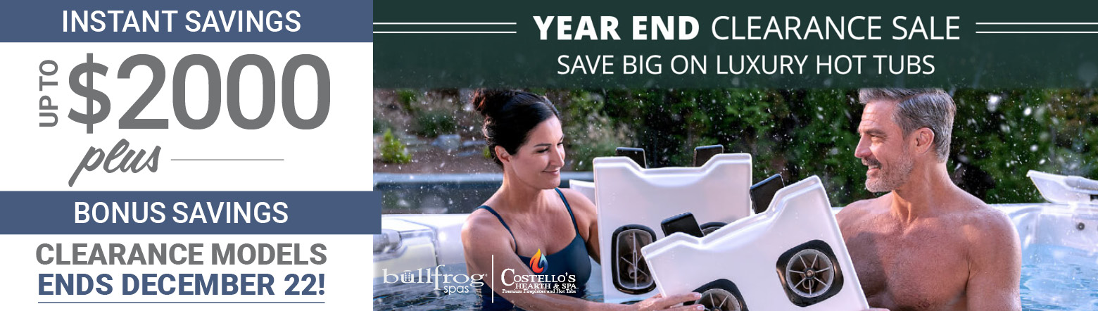 Bullfrog Year End Sale Header