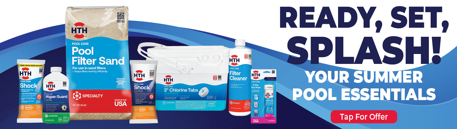 HTH Pool Cleaning Header