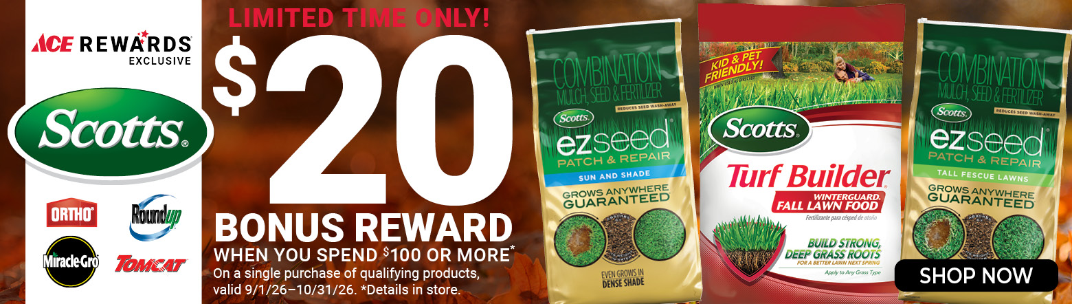Scotts Ace Rewards Deal Header