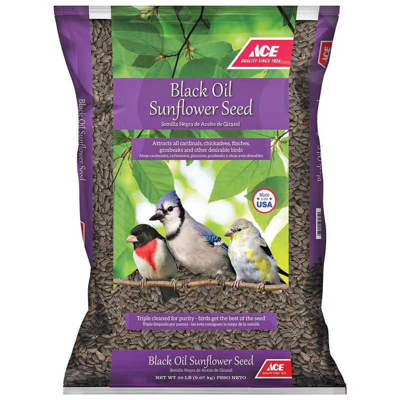 Ace® Black Oil Sunflower Seed, 20 Lb.