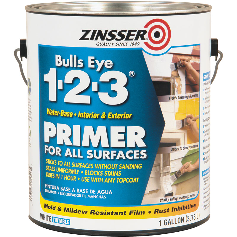 Apprêt Bulls Eye 1-2-3 - - 3,78L Zinsser