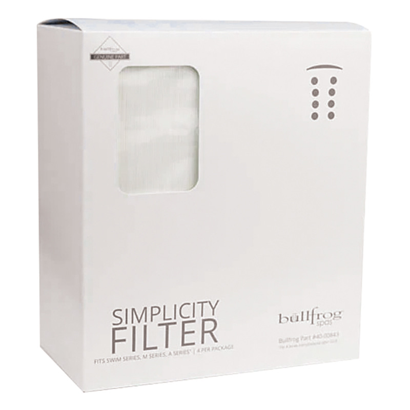 Bullfrog Spas® Simplicity Filter, 4/Pk.