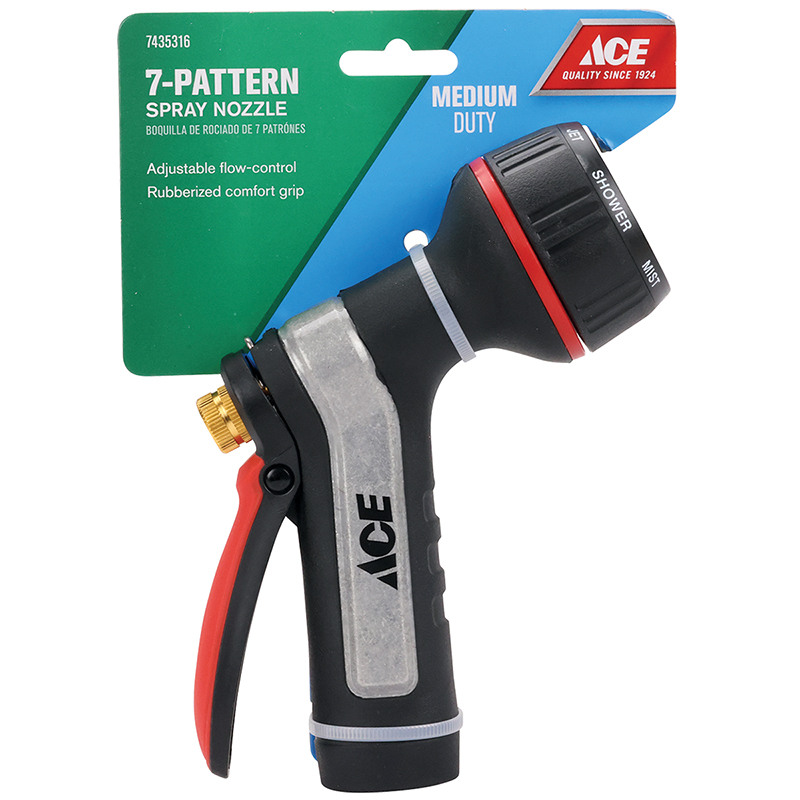 Ace® 7-Pattern Adjustable Metal Spray Nozzle