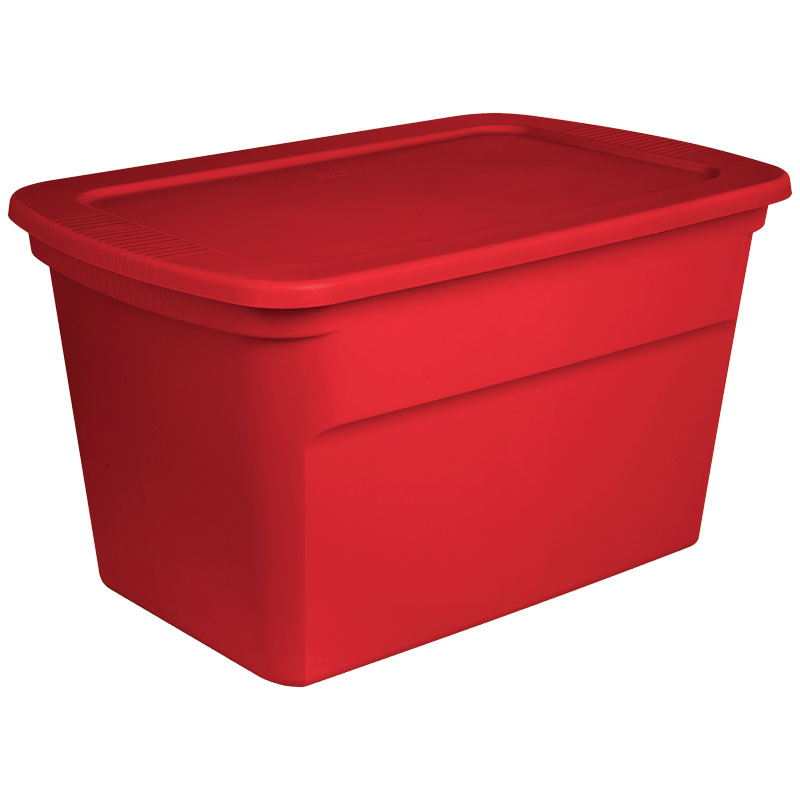 30 Gal. Sterilite® Red Storage Tote