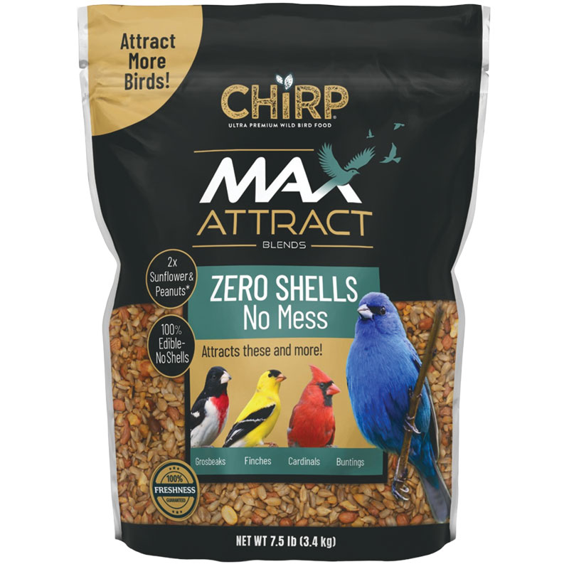 Chirp® Max Attract™ No Mess Wild Bird Food, 7.5 Lb. 