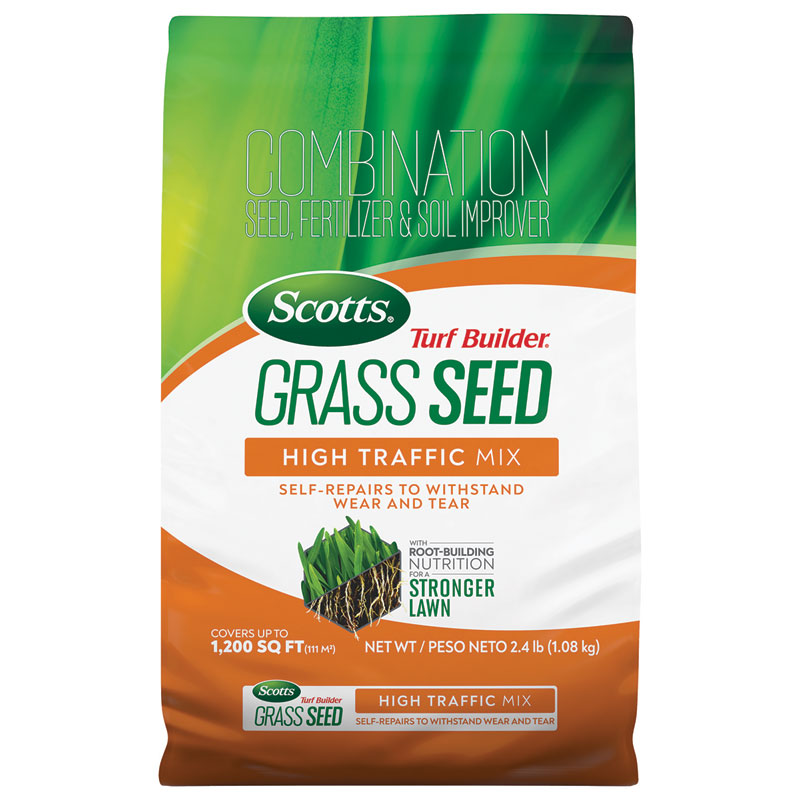 Scotts® Turf Builder® Grass Seed High Traffic Mix, 2.4 Lb. 