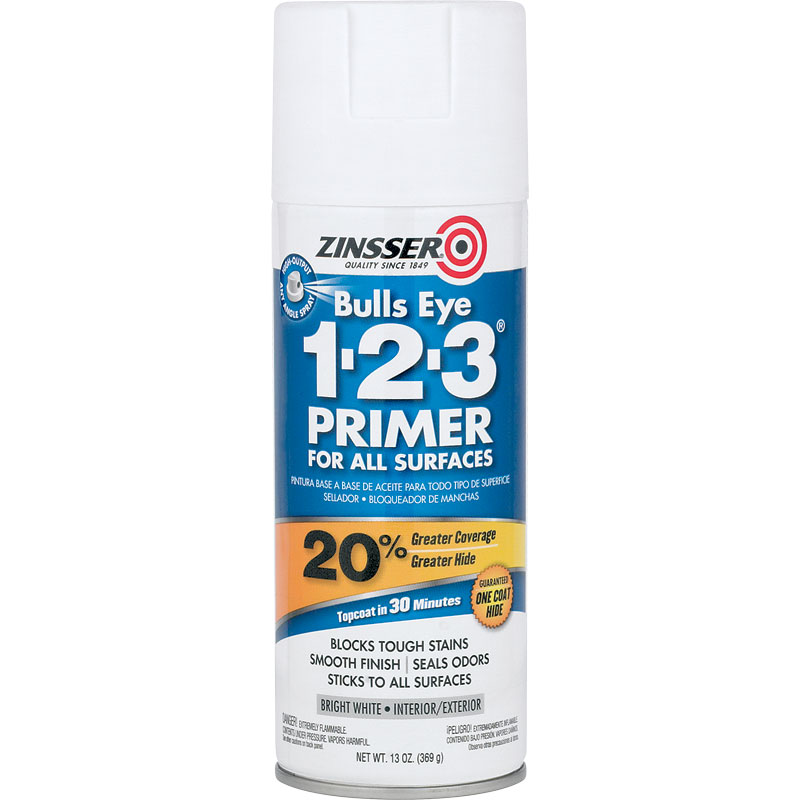 Zinsser® Bulls Eye 1-2-3 Spray Primer, 13 Oz.