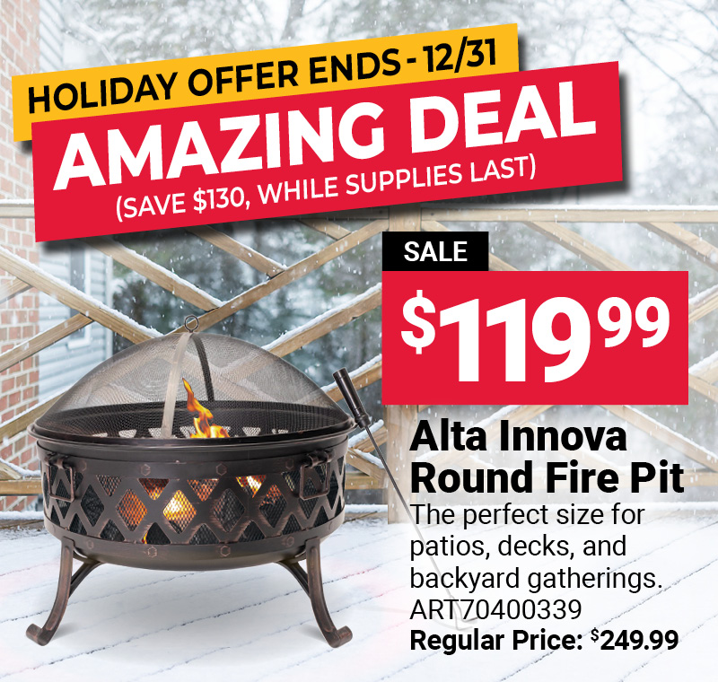 Alta Innova Round Fire Place
