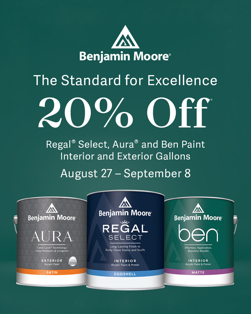 Benjamin Moore® 20% Off Promo Sales Event