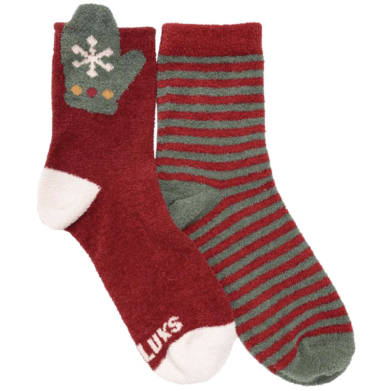 Muk Luks® Womens Cozy Holiday Novelty Socks