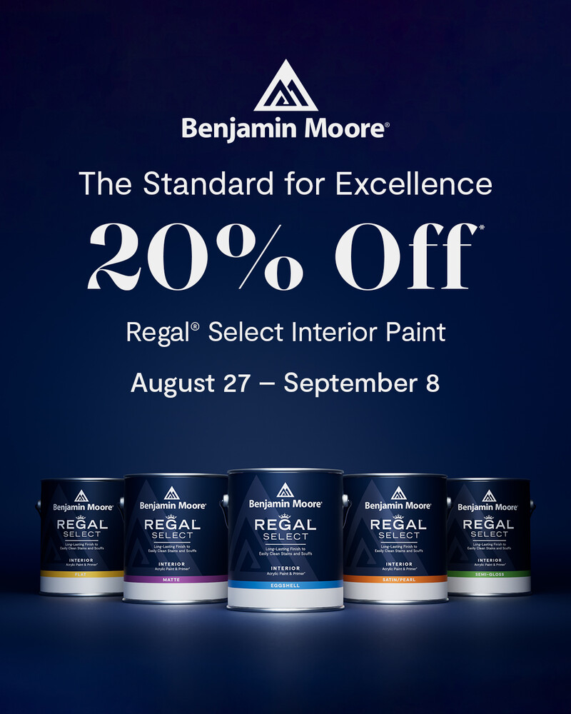 Benjamin Moore 20% Off Promo