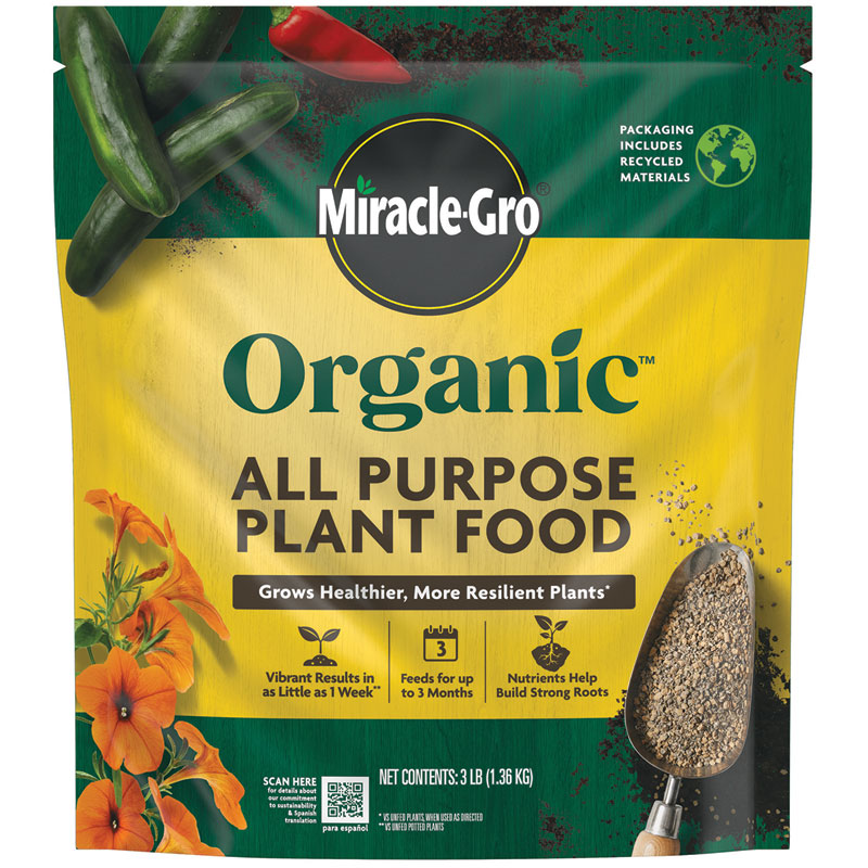 Scotts® Miracle-Gro® Organic™ All Purpose Plant Food, 3 Lb.