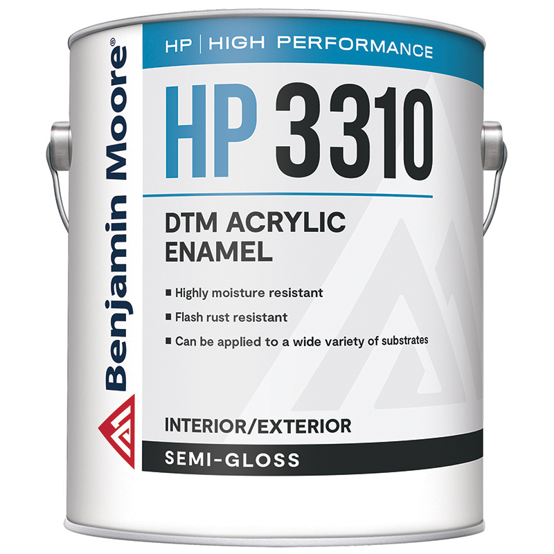 Benjamin Moore® DTM Acrylic Enamel Interior/Exterior Semi Gloss, 1 Gal.