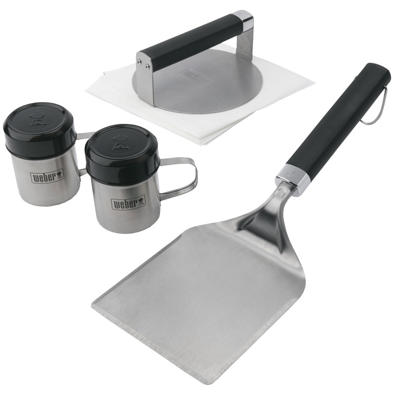 Weber® Plastic & Stainless Steel Grill Burger Kit
