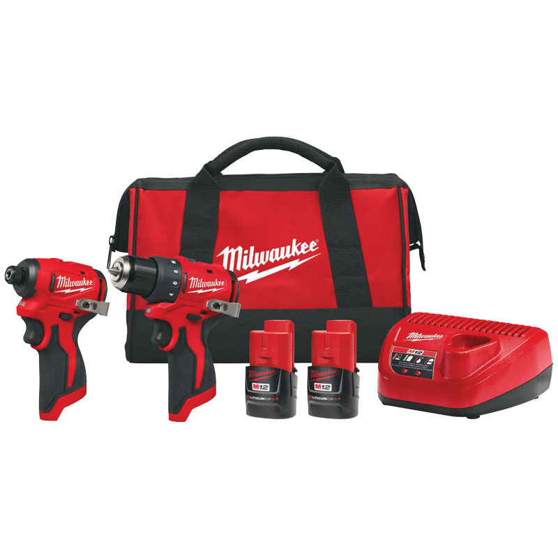 Milwaukee® M12™ Cordless Brushless 2-Tool Combo Kit