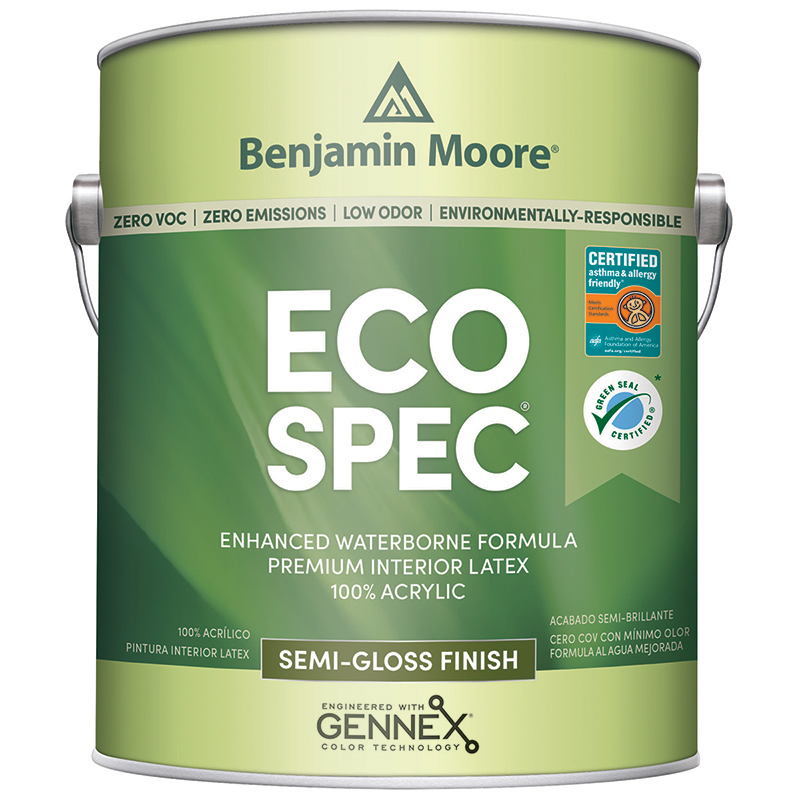 Benjamin Moore® Eco Spec® Premium Interior Latex Acrylic  Finish, 1 Gal.