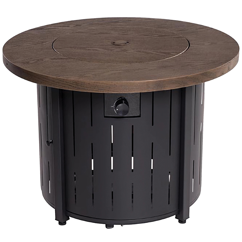 36" Steel Modern Round Propane Fire Pit