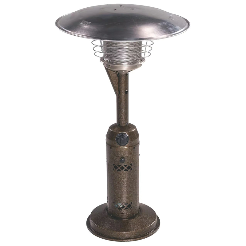 11,000 BTU Propane Stainless Steel Tabletop Patio Heater