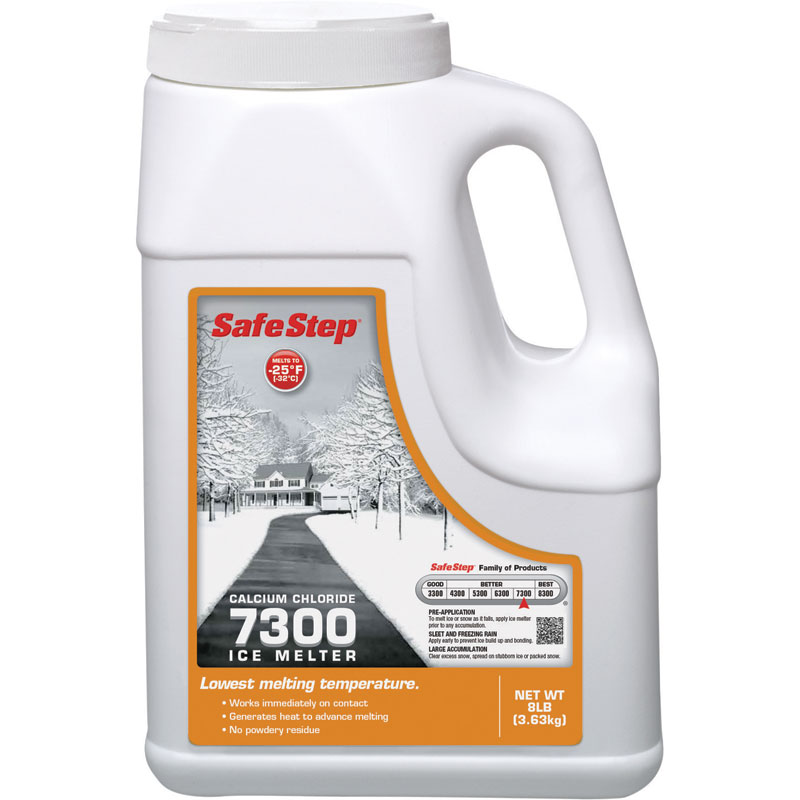 Safe Step® Calcium Chloride 7300 Ice Melter, 8 Lb.