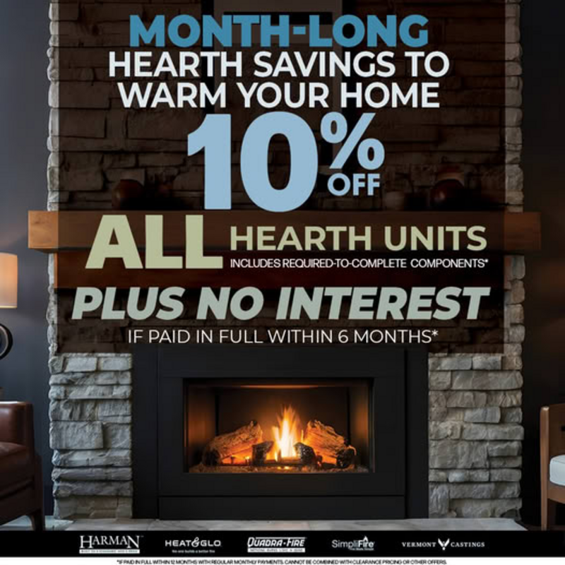 Hearth January Sales Event