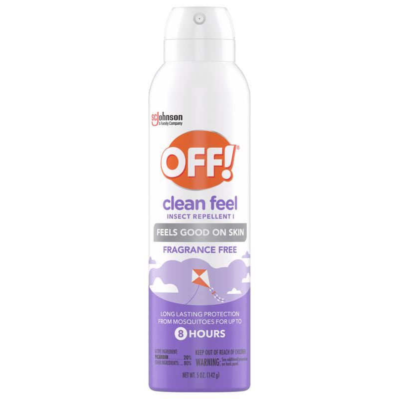 OFF! Clean Feel Insect Repellent Liquid For Mosquitoes/Ticks, 5 Oz.