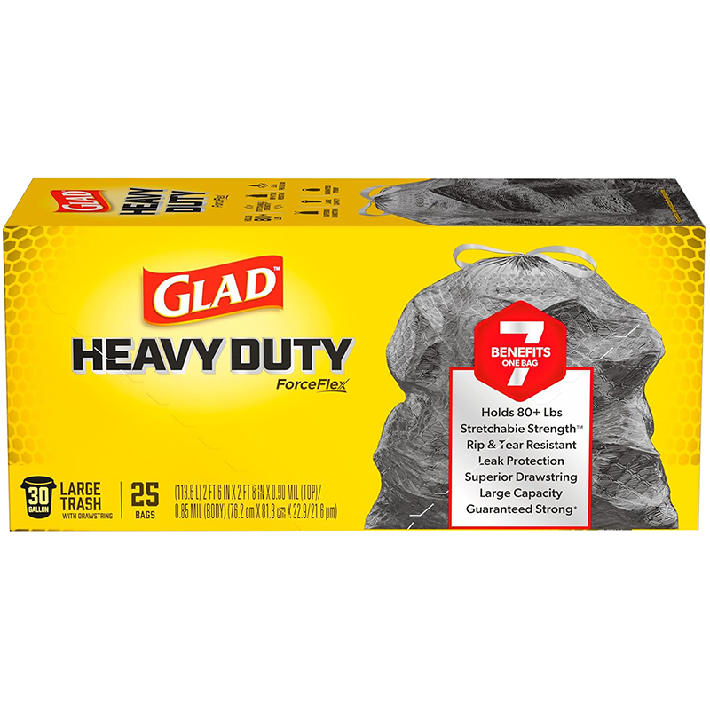 Glad® Heavy Duty ForceFlex 30 Gal. Trash Bags,  25 Ct.