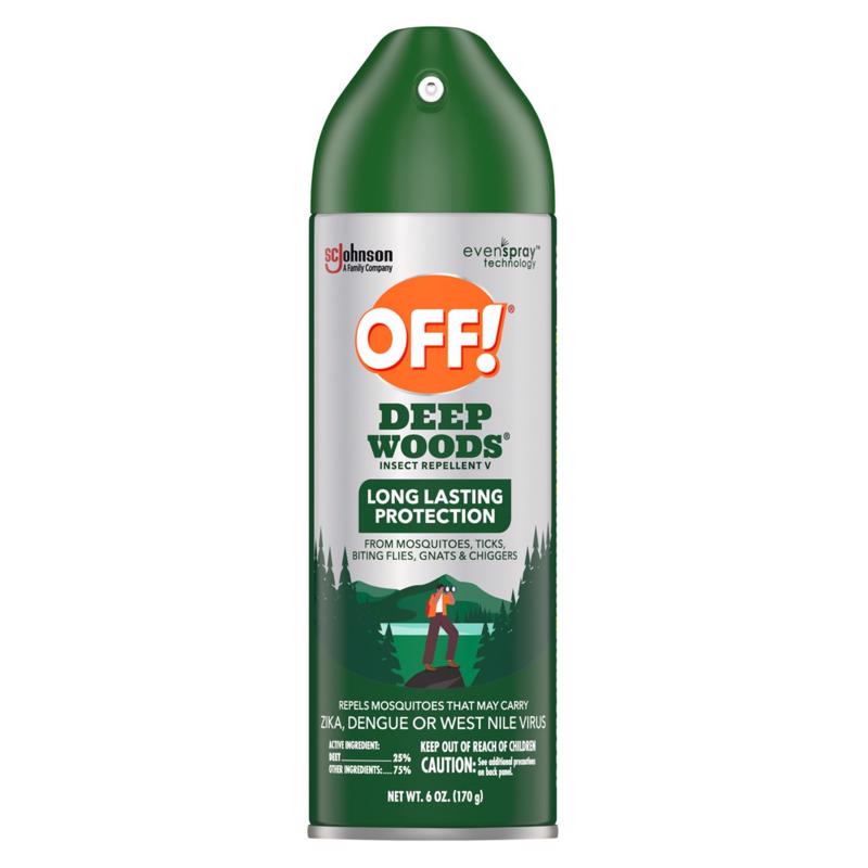 OFF! Deep Woods Insect Repellent Liquid For Biting Insects, 6 Oz.
