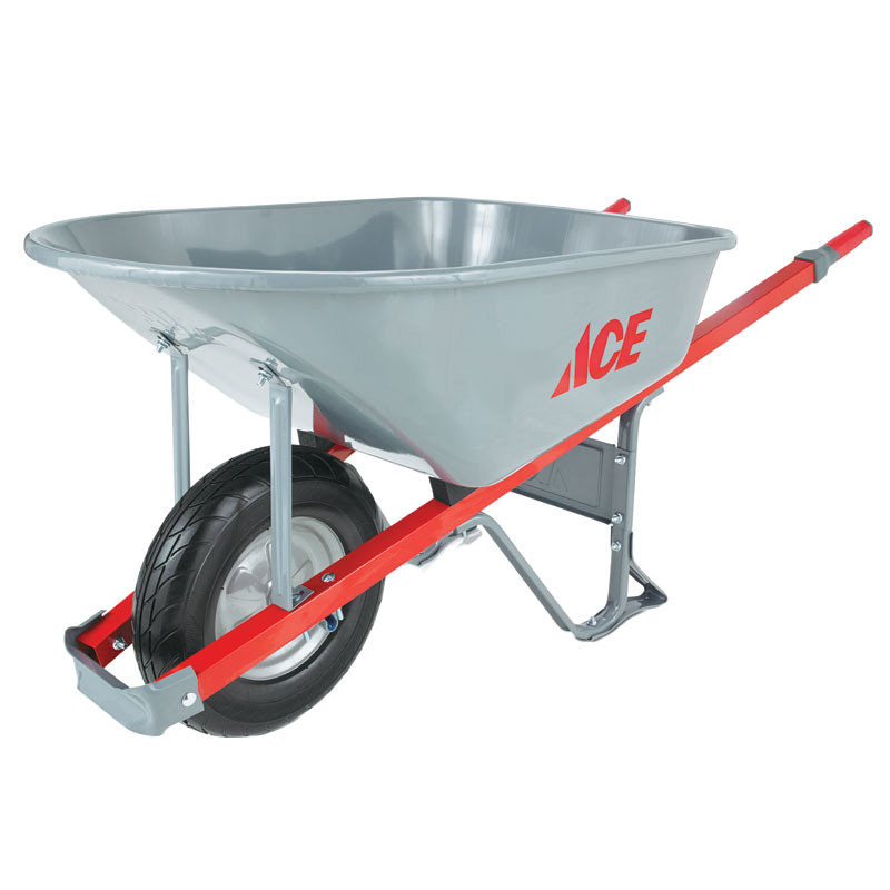 6 Cu. Ft. Steel Wheelbarrow