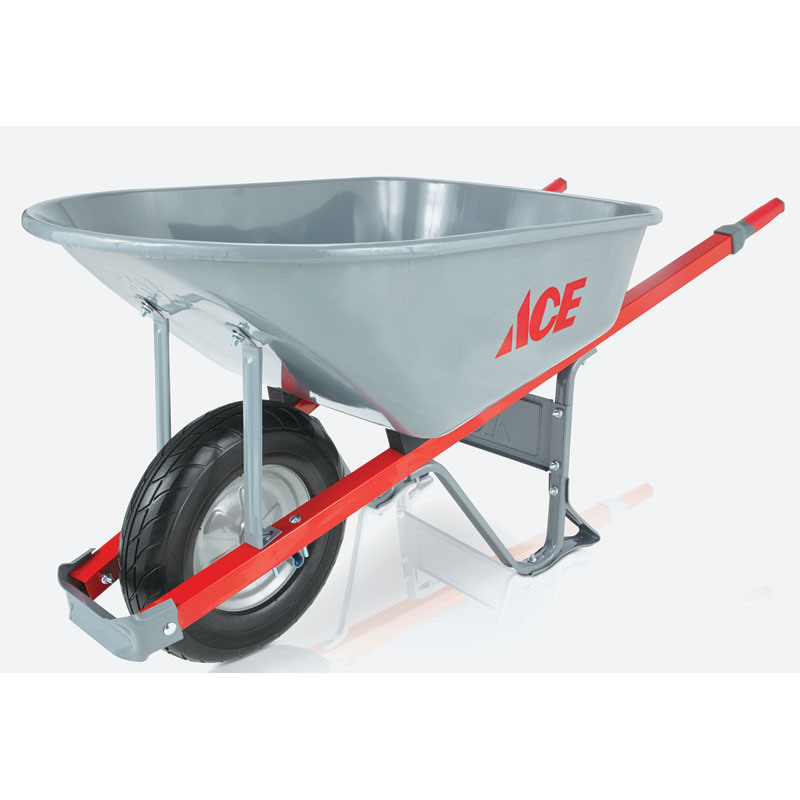6 Cu. Ft. Steel Wheelbarrow
