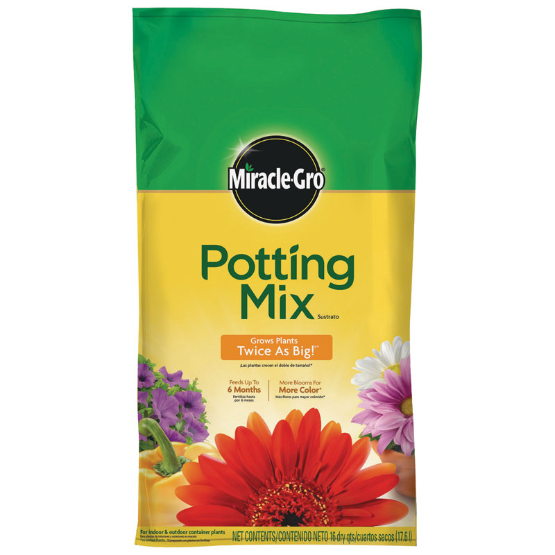 Miracle-Gro® Flower And Plant Potting Mix, 16 Qt.
