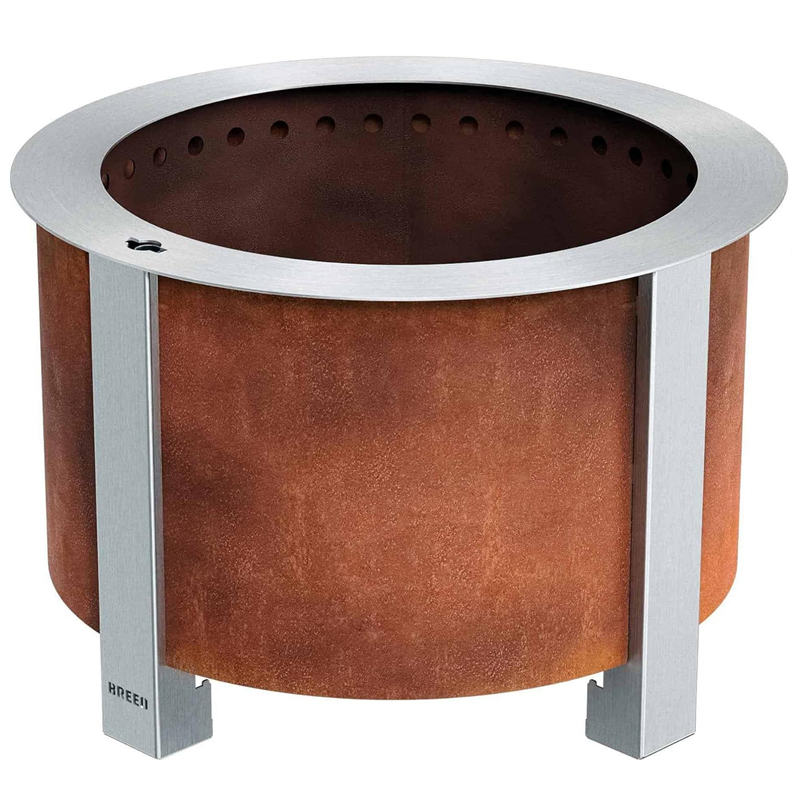 19" Breeo® X Series Corten Steel Smokeless Fire Pit