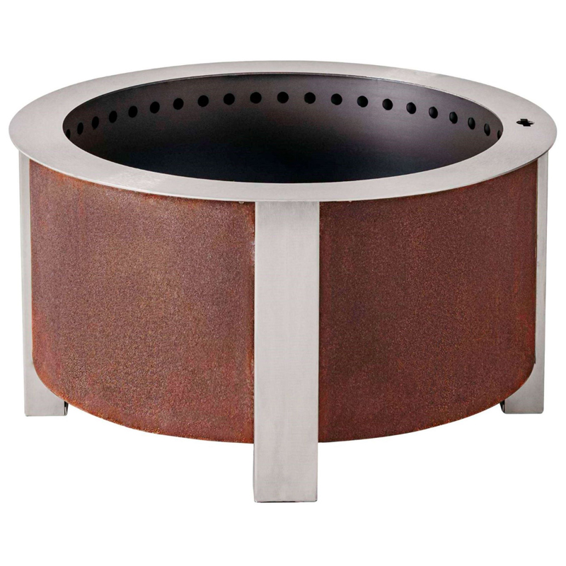 24" Breeo® X Series Corten Steel Smokeless Fire Pit
