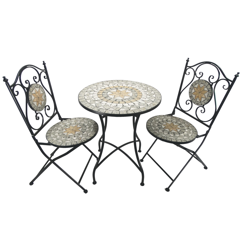 Alpine 3 Pc. Steel Bistro Set