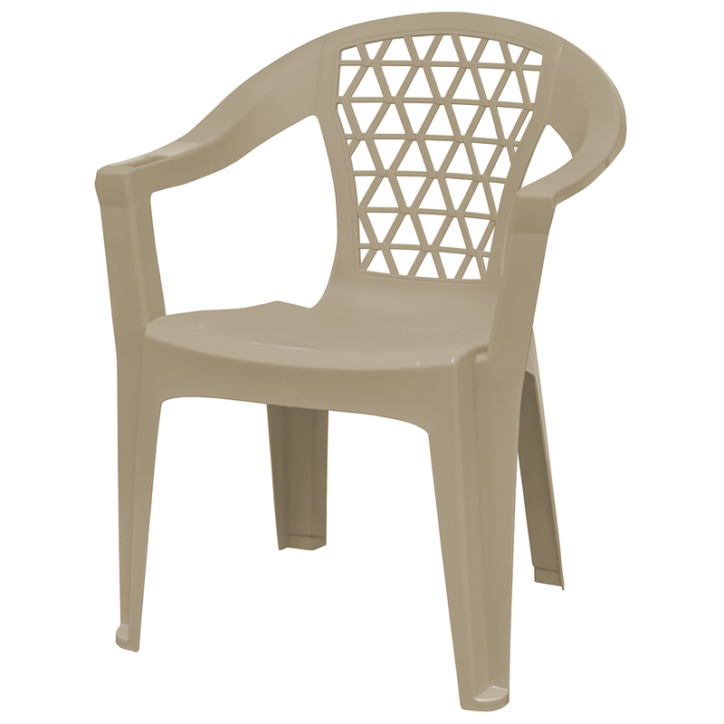 Adams Penza Resin Frame Chair - Biscuit