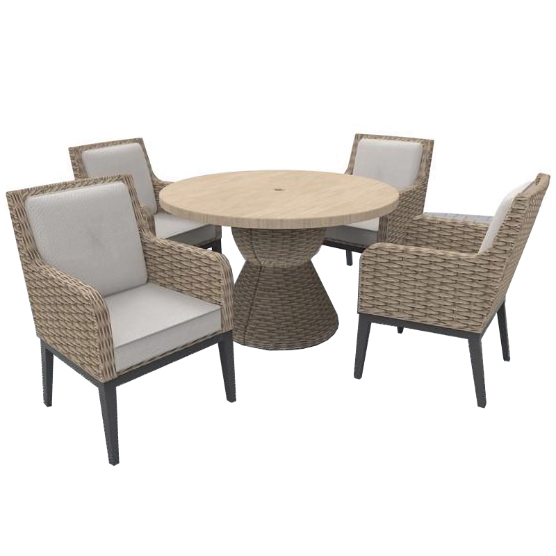 Living Accents Milton 5 Pc. Steel Dining Set