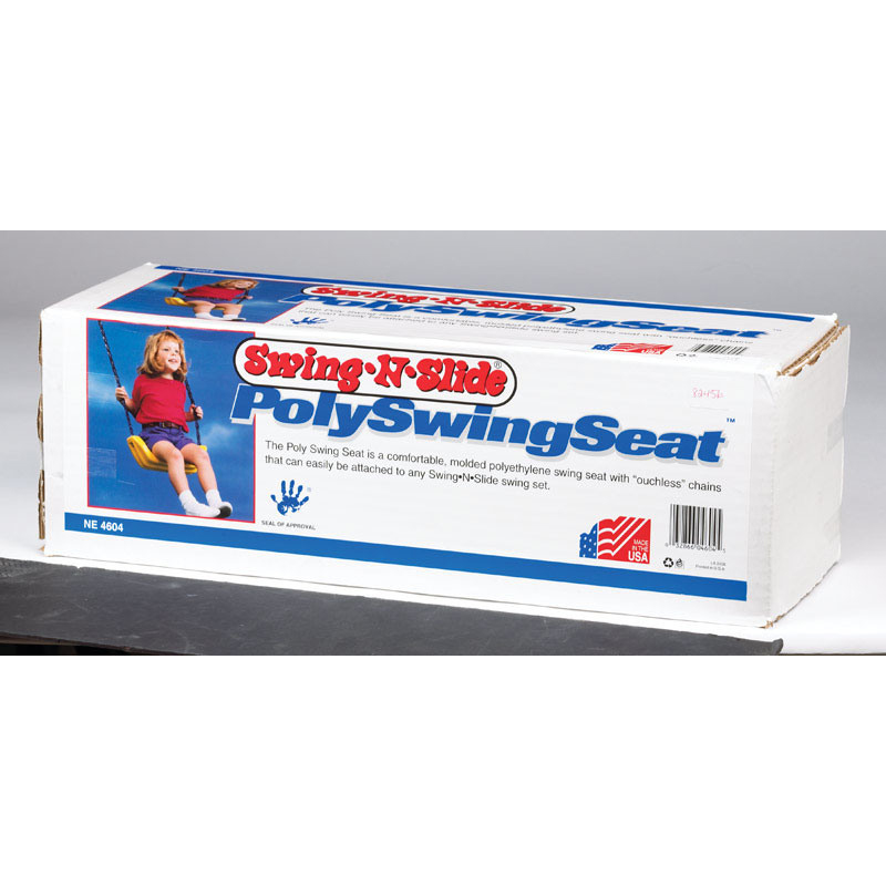 Swing-N-Slide Poly Swing Seat For Wood or Metal Swing Sets Metal