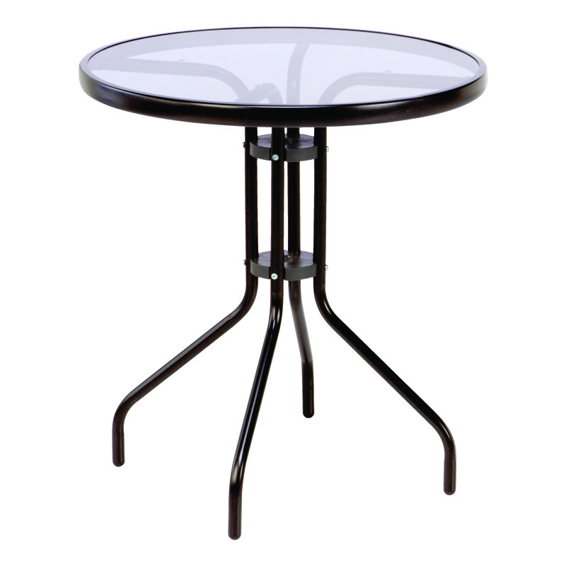 Rio Brands Hadley Black Round Bistro Table 