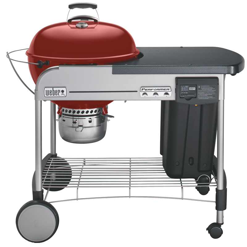 Weber® 22" Performer Deluxe Charcoal Grill - Crimson