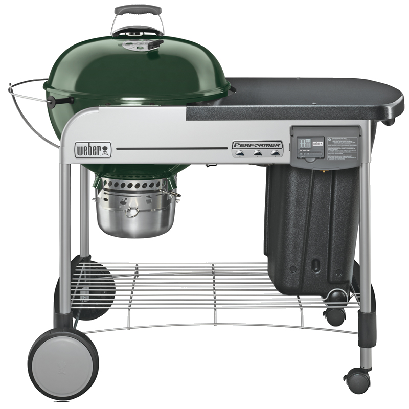 22" Weber Performer Deluxe Charcoal Grill_Green