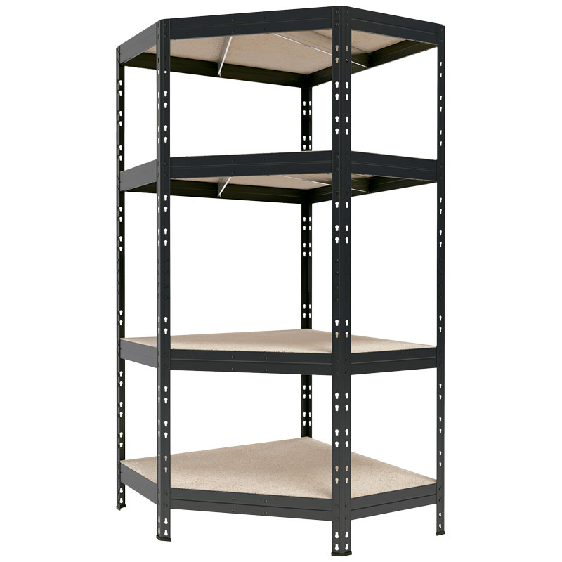 AR Shelving® Garage Corner Metal Shelving Unit