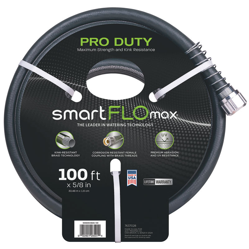 Ace SmartFLO Max 5/8 in. D X 100 ft. L Premium Grade Garden Hose