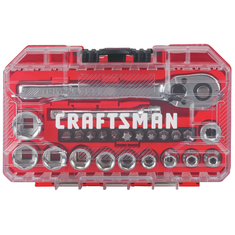 24 Pc. CRAFTSMAN® SAE 6 Point Mechanics Tool Set