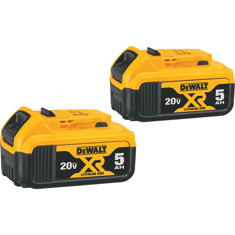 DeWalt® 20V MAX XR 5Ah Battery, 2/Pk.