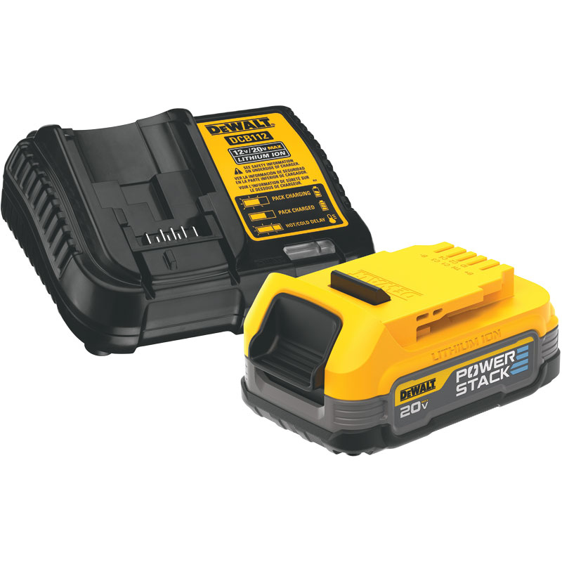 DeWalt® 20V MAX POWERSTACK™ Battery & Charger Starter Kit