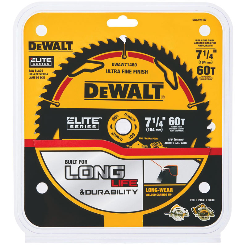 DeWalt® 7-1/4" Elite™ Series Circular Saw Blade