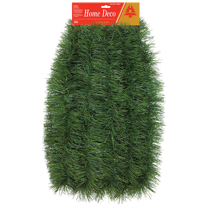 4" x 15' Natural Green Garland